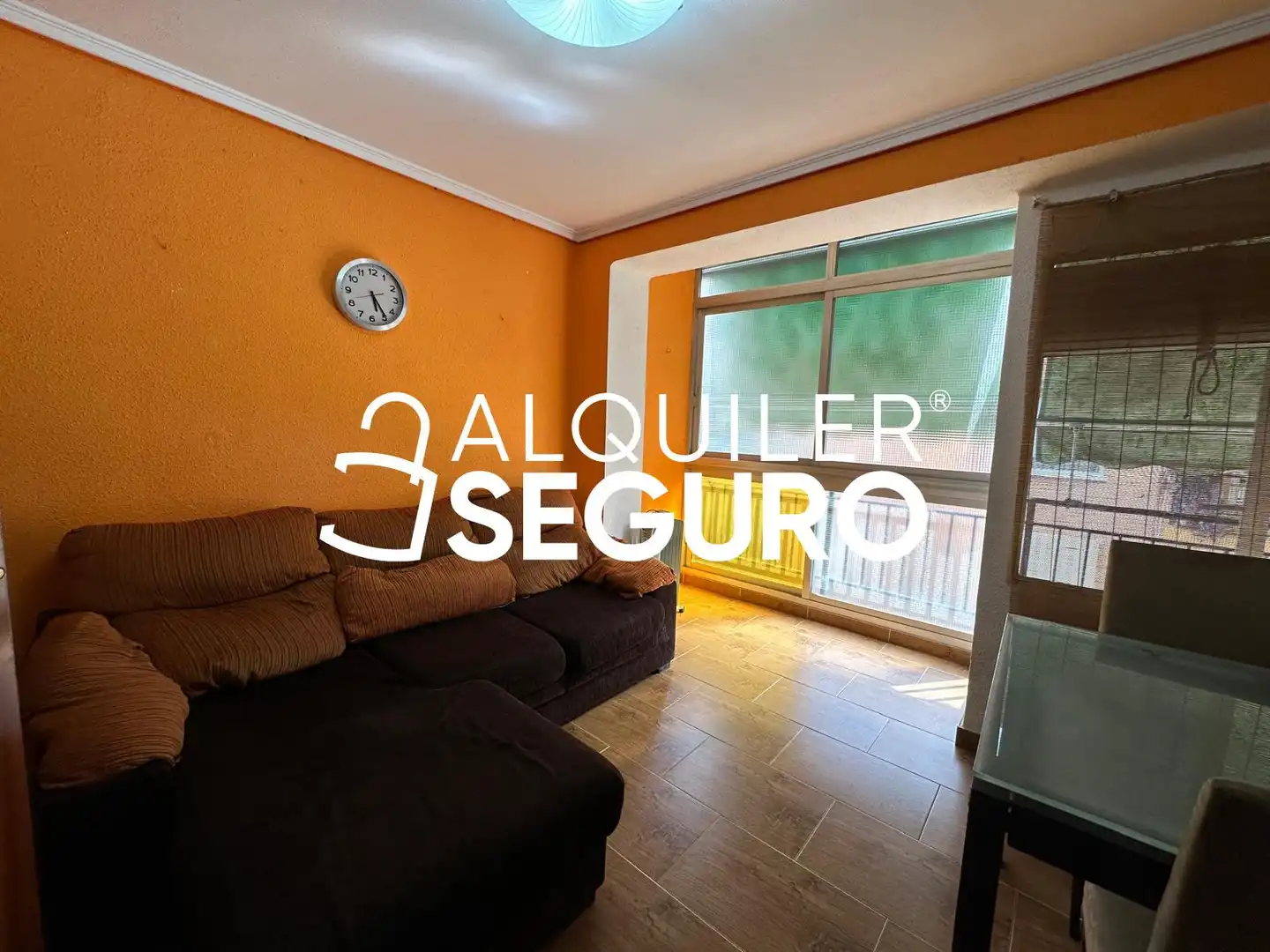 Living room of Flat for rent in Mislata  with Air Conditioner, Terrace and Furnished