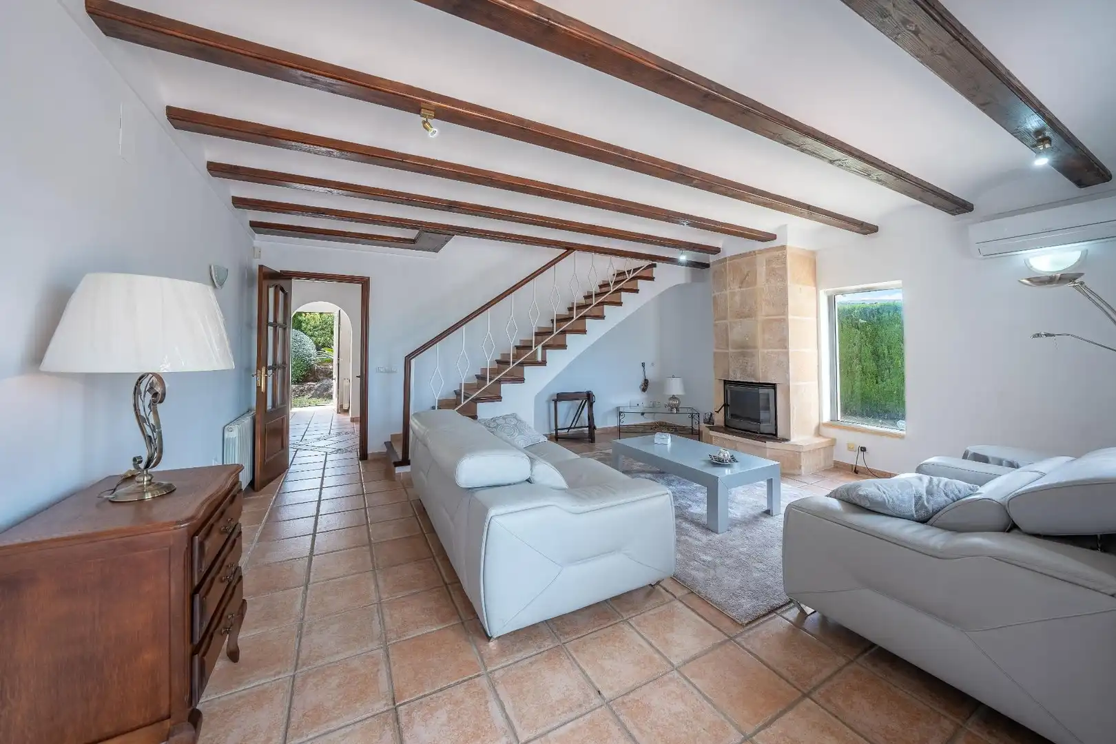 Living room of Houses for sale in Jávea / Xàbia  with Air Conditioner, Heating and Private garden