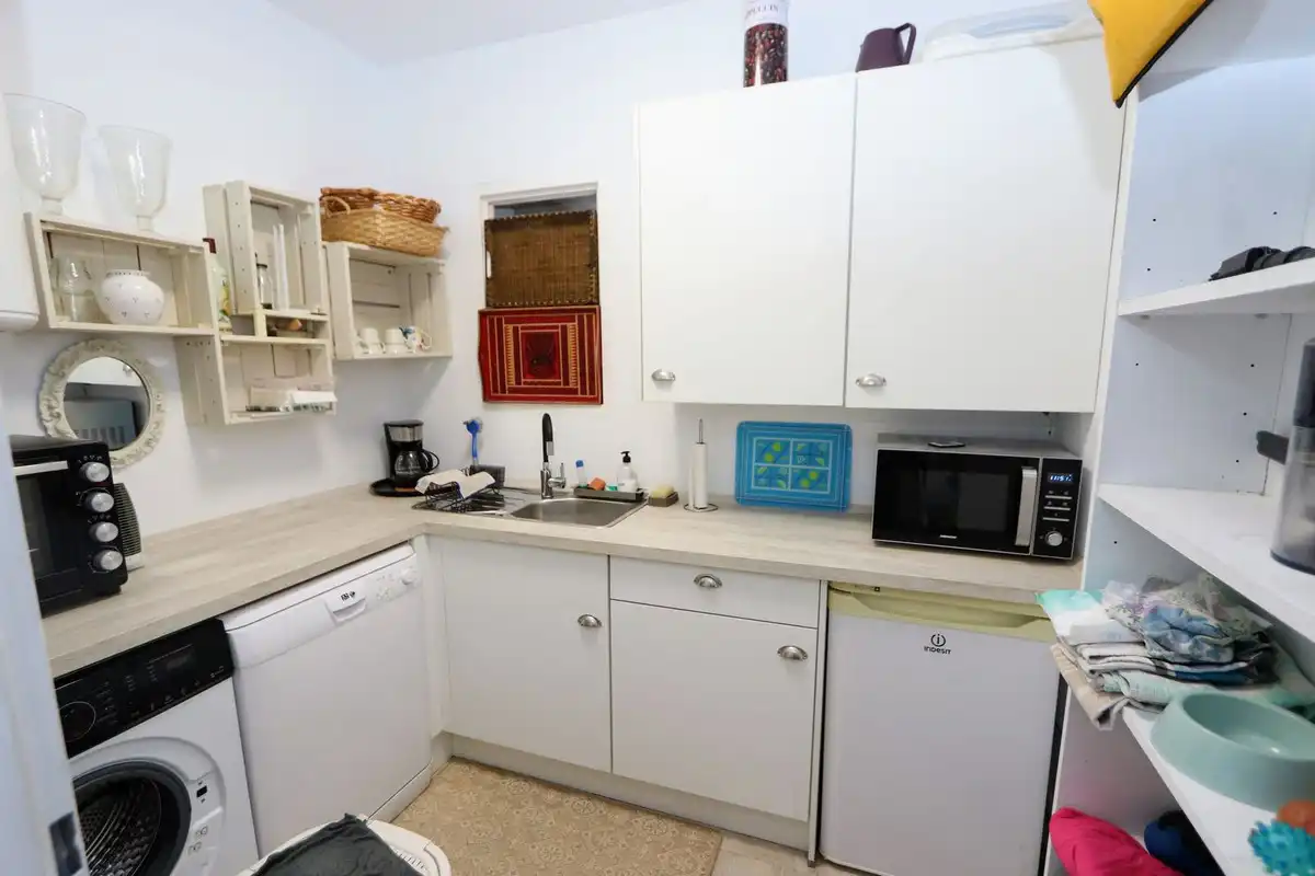 Cocina de Casa o chalet en venta en Alicante / Alacant con Aire acondicionado, Jardín privado y Terraza