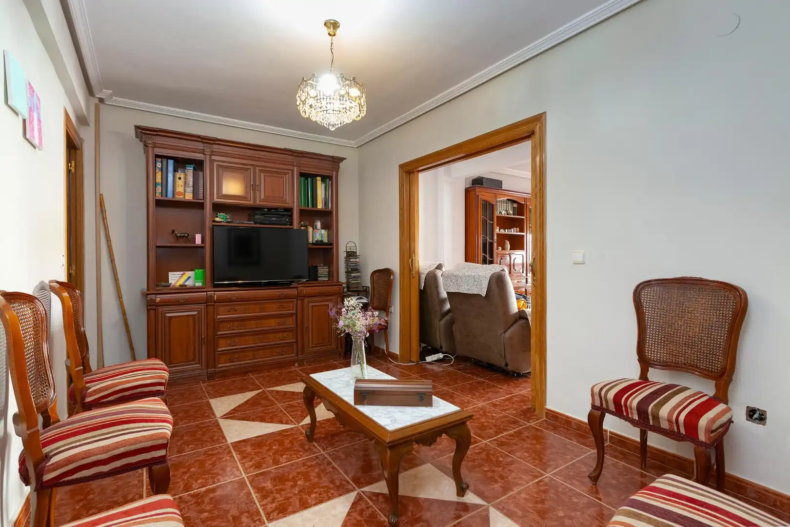 Living room of Flat for sale in Alicante / Alacant  with Air Conditioner and Balcony