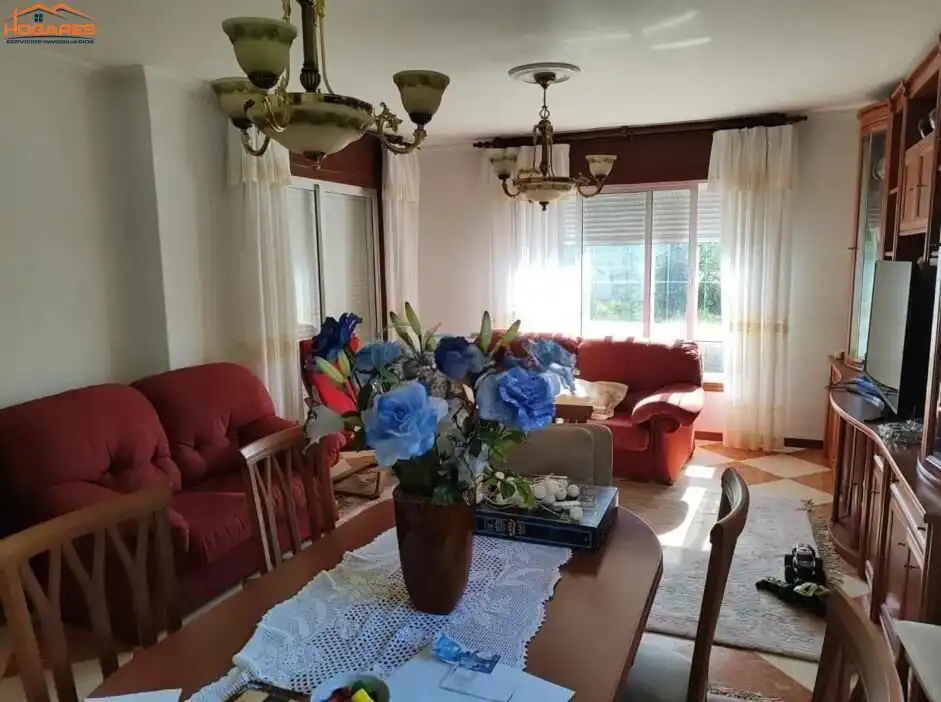 Sala d'estar de Casa o xalet en venda en Cangas  amb Piscina