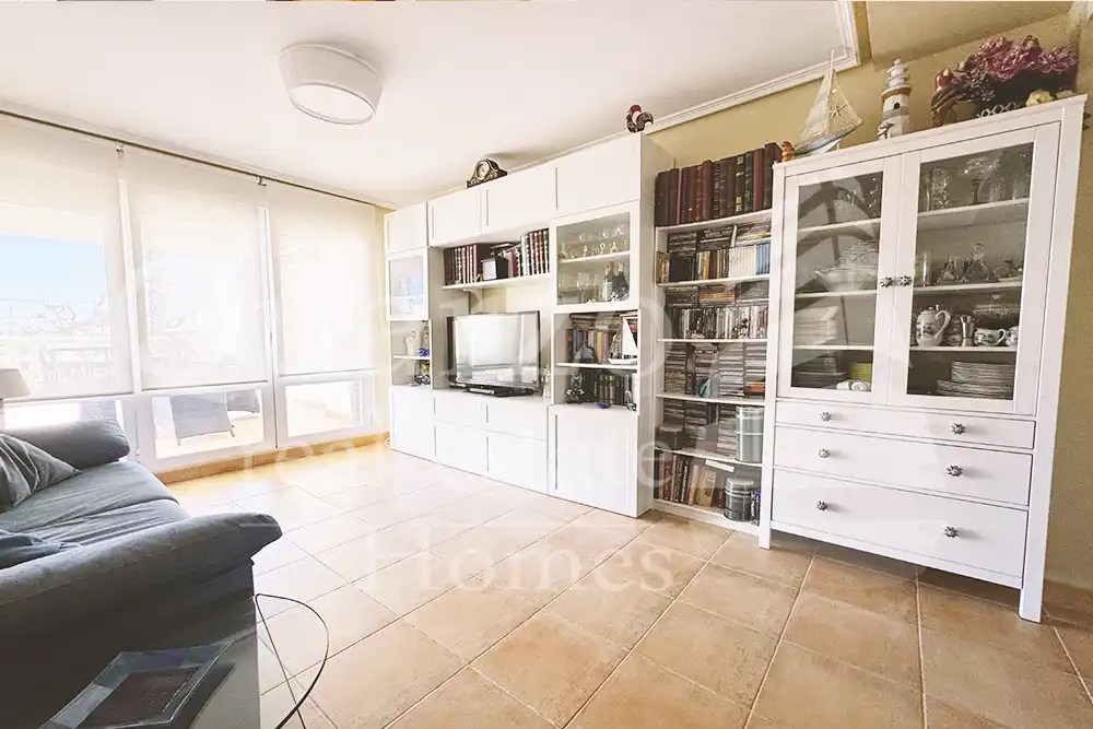 Sala d'estar de Apartament en venda en Dénia amb Aire condicionat, Calefacció i Terrassa