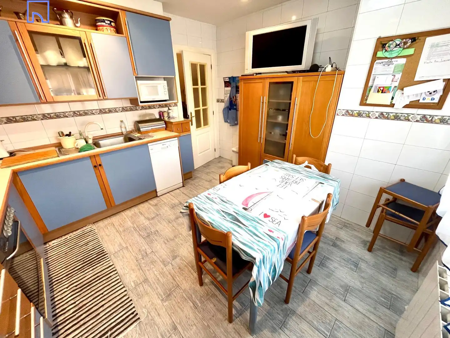 Cocina de Casa o chalet en venta en Tudela con Aire acondicionado, Calefacción y Jardín privado