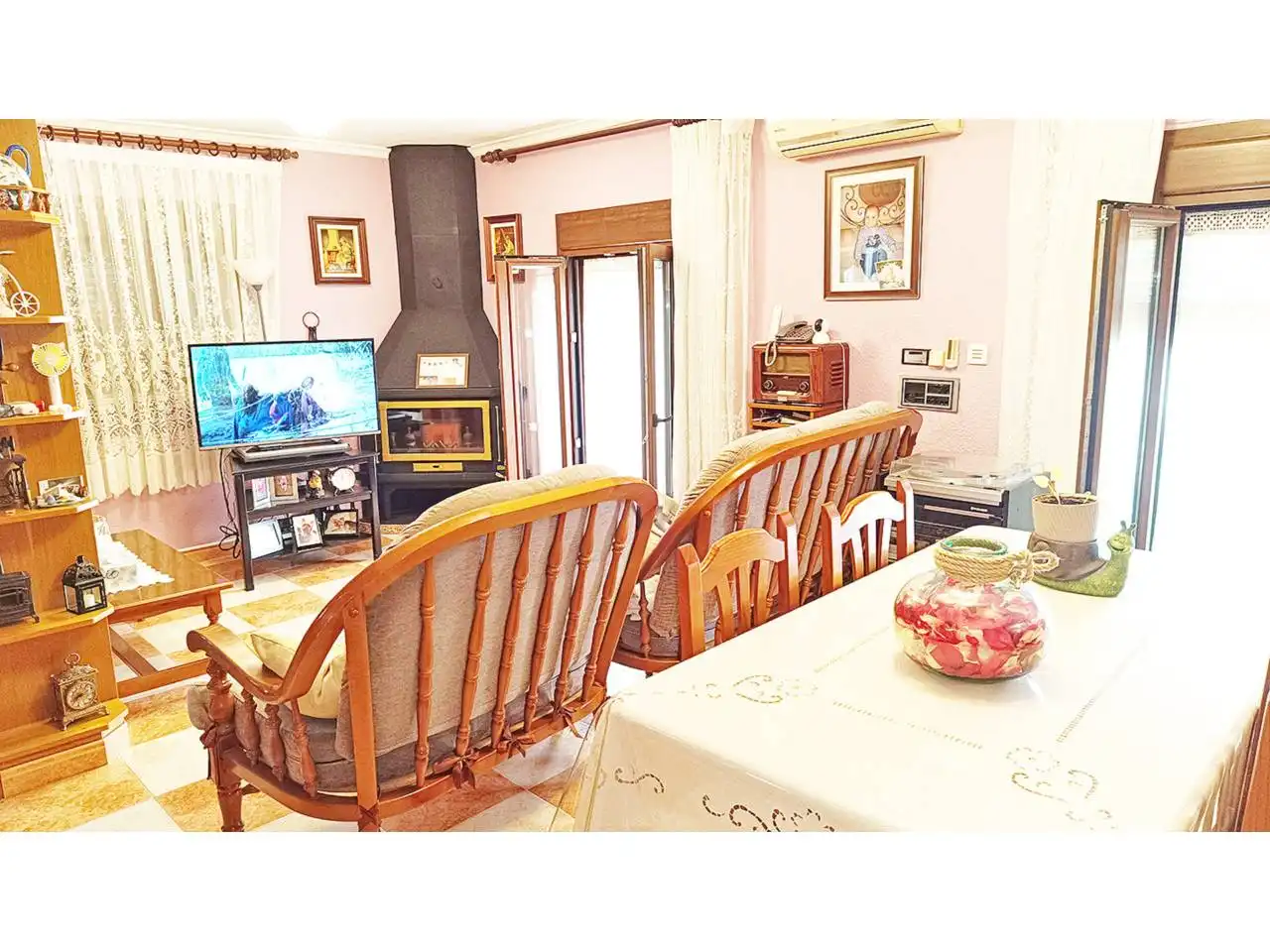 Sala d'estar de Apartament en venda en Peñíscola / Peníscola amb Aire condicionat, Terrassa i Traster