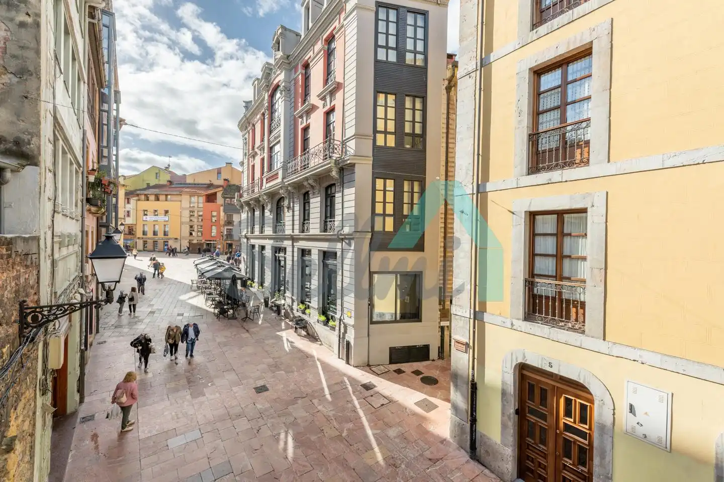 Exterior view of Flat for sale in Oviedo   with Heating, Parquet flooring and Terrace