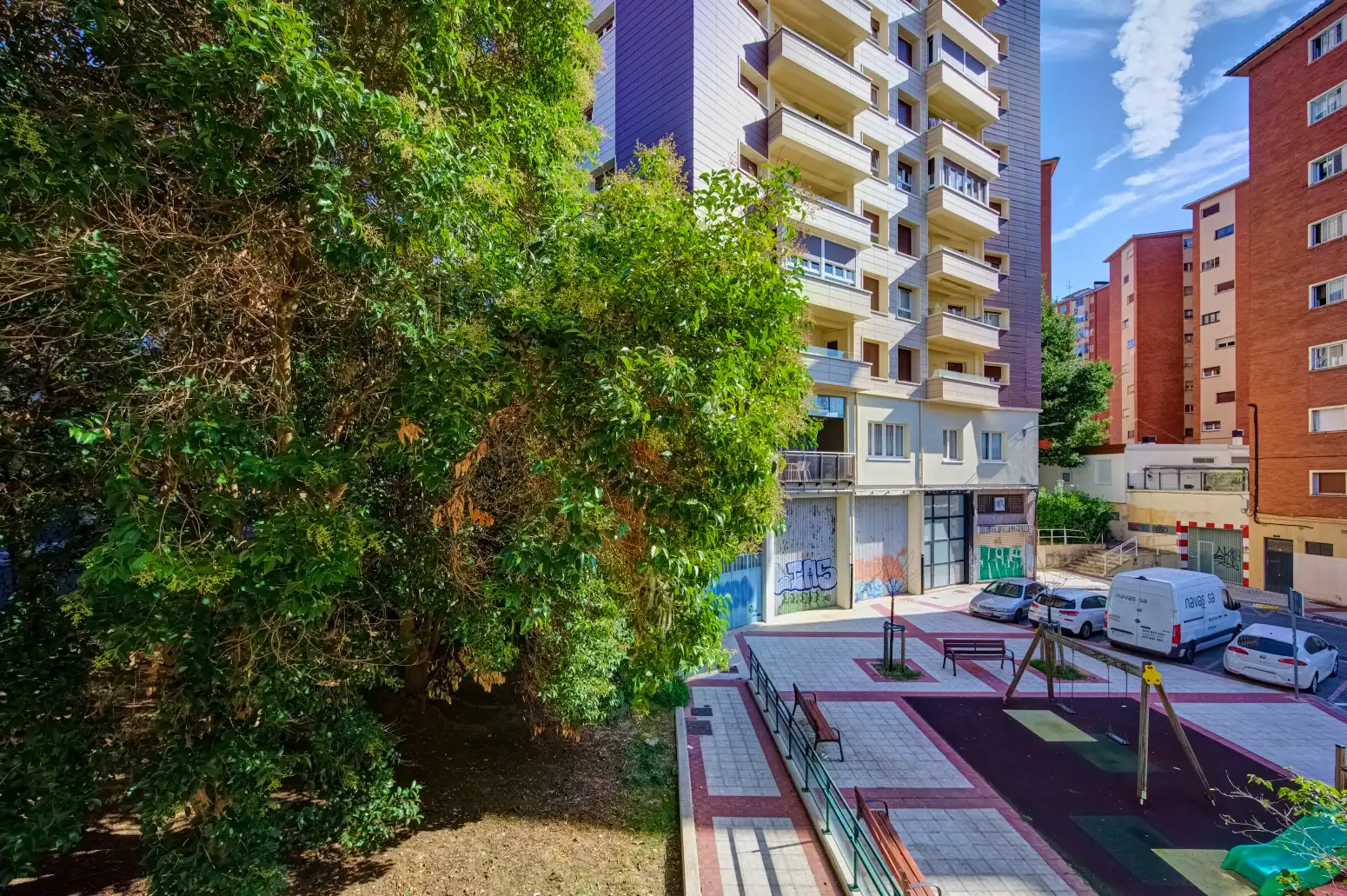 Vista exterior de Piso en venta en Milagrosa