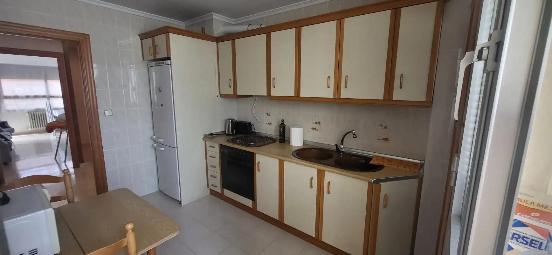Kitchen of Flat for rent in Albacete  with Heating, Furnished and Balcony