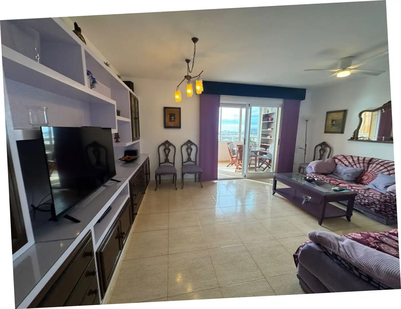 Living room of Apartments for rent in El Campello  with Heating, Terrace and Furnished