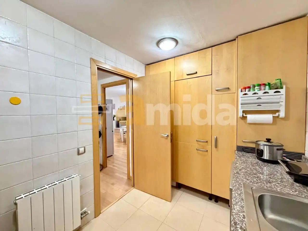 Kitchen of Flat for sale in Sabadell  with Air Conditioner, Heating and Parquet flooring