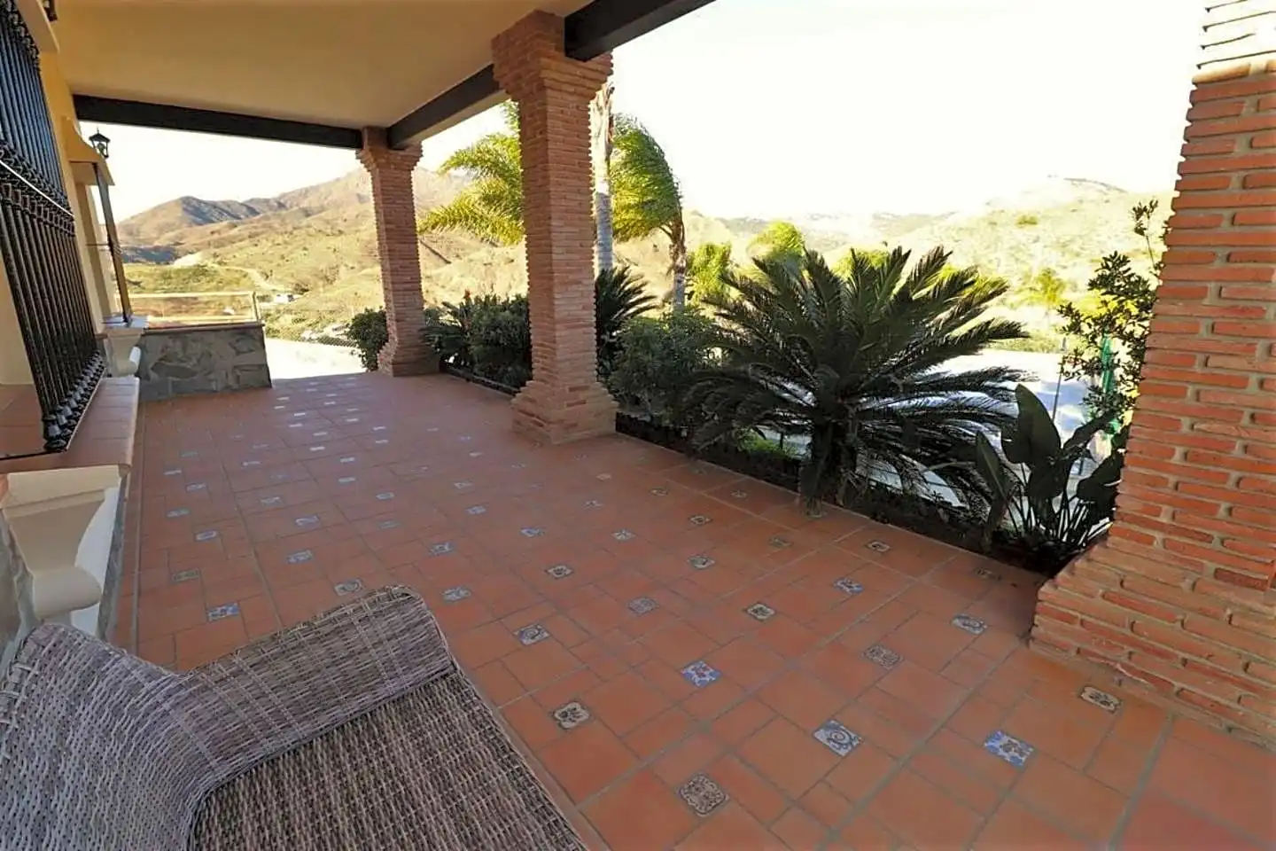 Terraza de Casa o chalet de alquiler en Mijas con Aire acondicionado, Jardín privado y Terraza