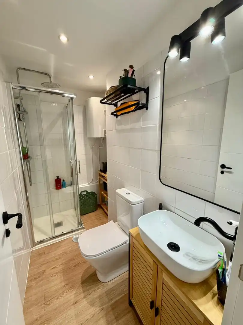 Badezimmer von Erdgeschoss zur Miete in San Javier mit Klimaanlage, Terrasse und Möbliert