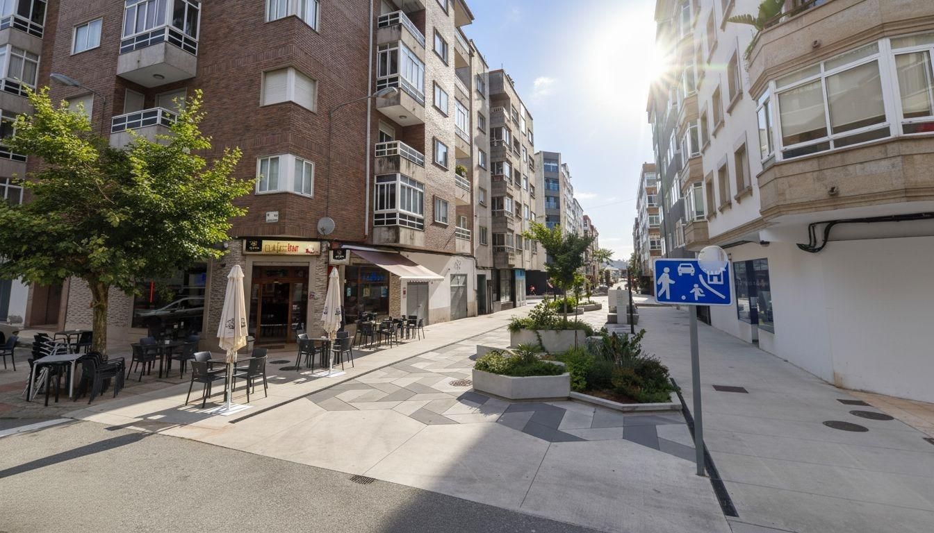 Vista exterior de Pis en venda en Vilagarcía de Arousa amb Traster i Balcó