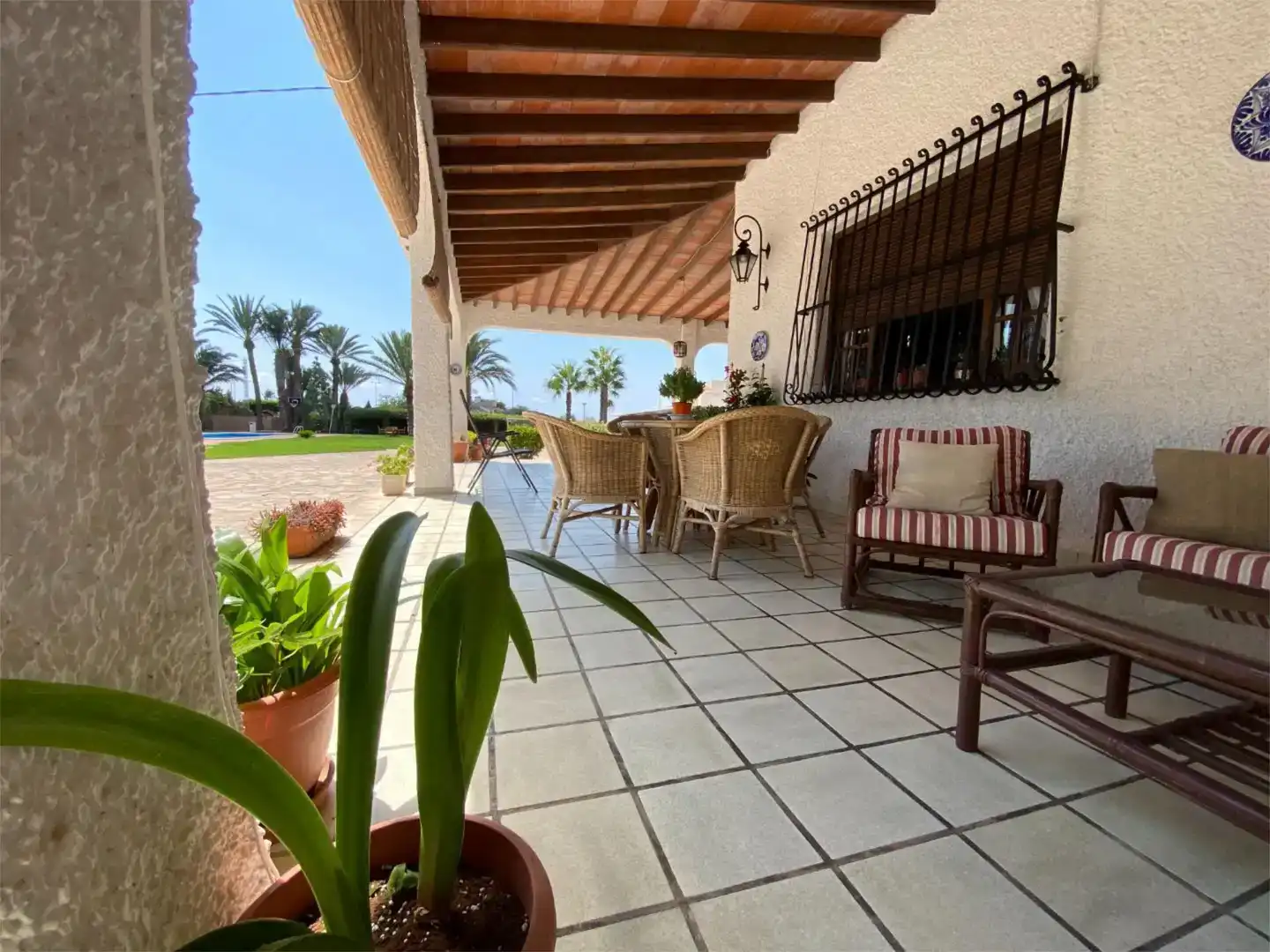 Terrassa de Casa o xalet en venda en Santa Pola amb Aire condicionat i Piscina