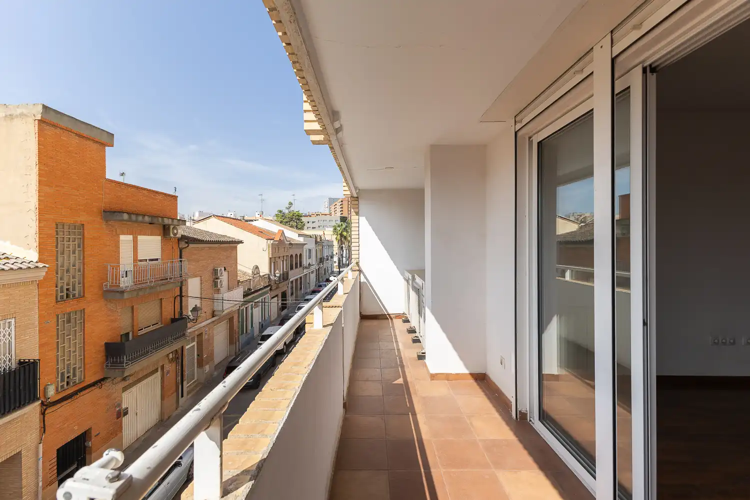 Balcony of Flat for rent in Valencia  with Air Conditioner, Heating and Parquet flooring