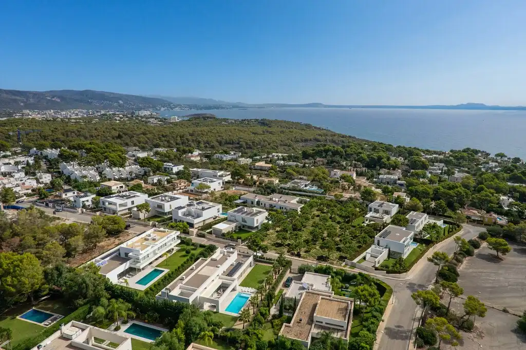 Exterior view of Houses for sale in Calvià  with Air Conditioner, Heating and Private garden