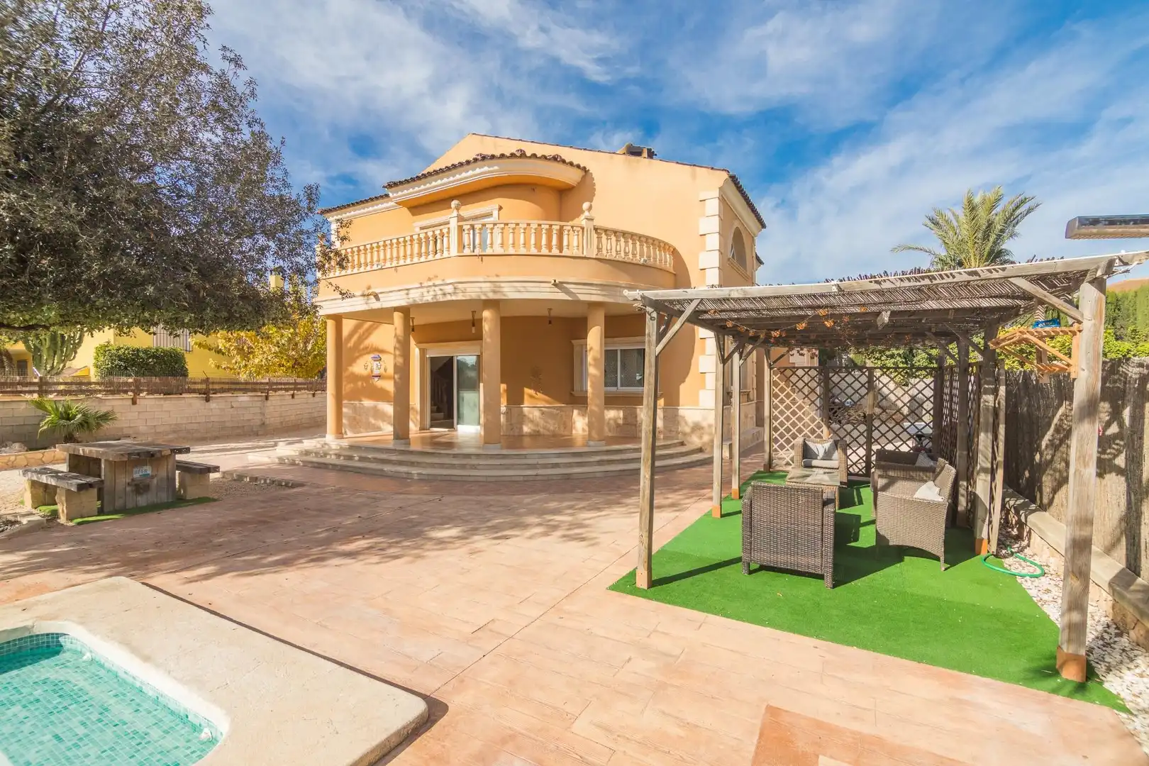 Exterior view of Houses for sale in Elche / Elx  with Air Conditioner, Heating and Private garden