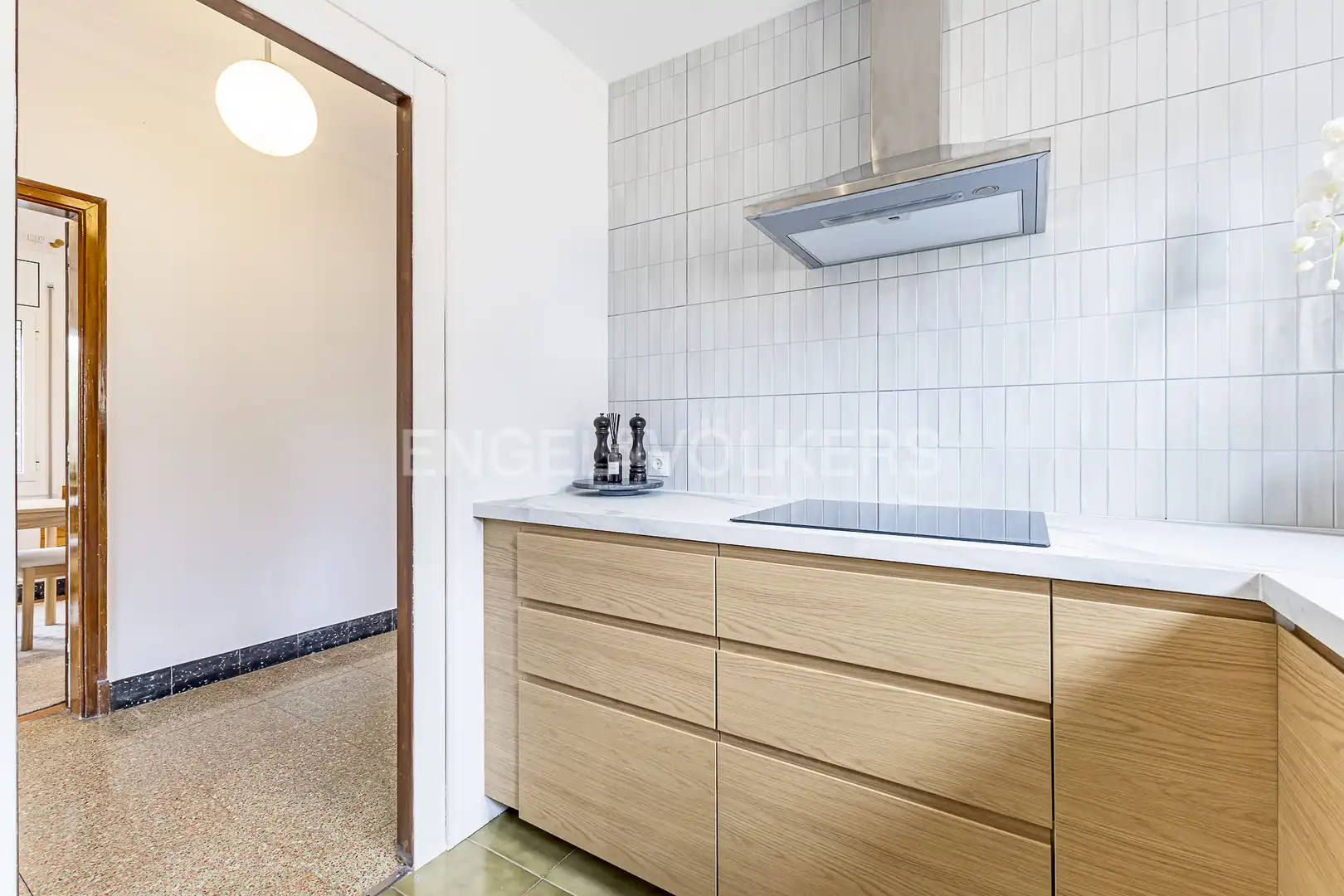 Kitchen of Flat for rent in Castelldefels  with Air Conditioner, Heating and Private garden