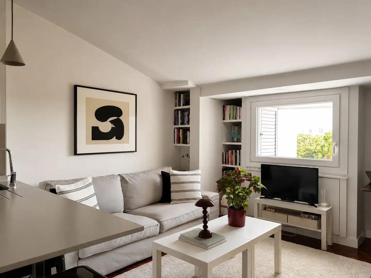 Wohnzimmer von Wohnungen zur Miete in Madrid mit Klimaanlage, Heizung und Möbliert
