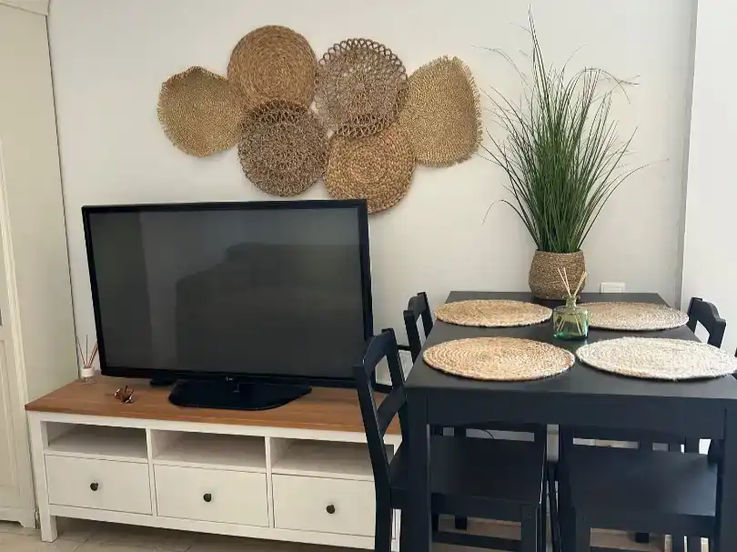Esszimmer von Wohnung zur Miete in Cubelles mit Klimaanlage und Schwimmbad