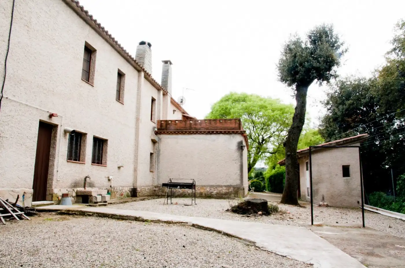 Vista exterior de Casa o xalet en venda en La Roca del Vallès amb Calefacció, Jardí privat i Terrassa