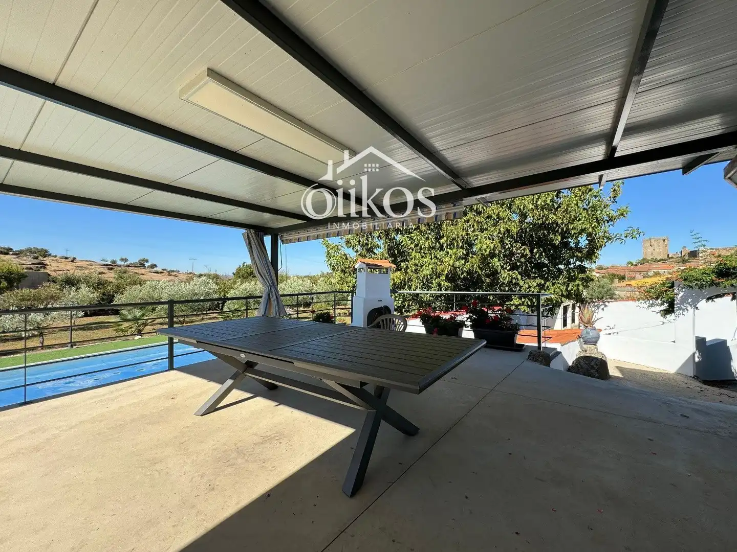 Terrace of Houses for sale in San Felices de los Gallegos  with Heating, Parquet flooring and Swimming Pool