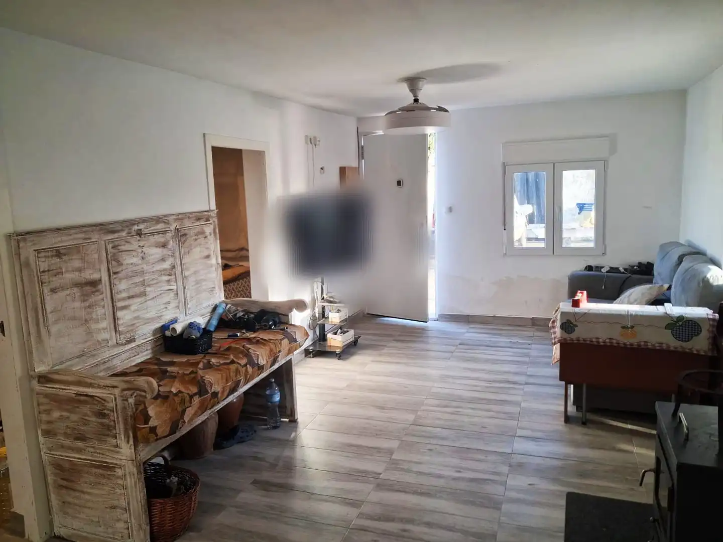 Sala de estar de Casa o chalet en venta en Osera de Ebro con Jardín privado, Trastero y Piscina