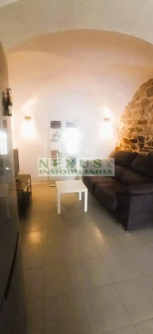 Living room of Detached homes for sale in Cáceres  with Heating, Terrace and Furnished