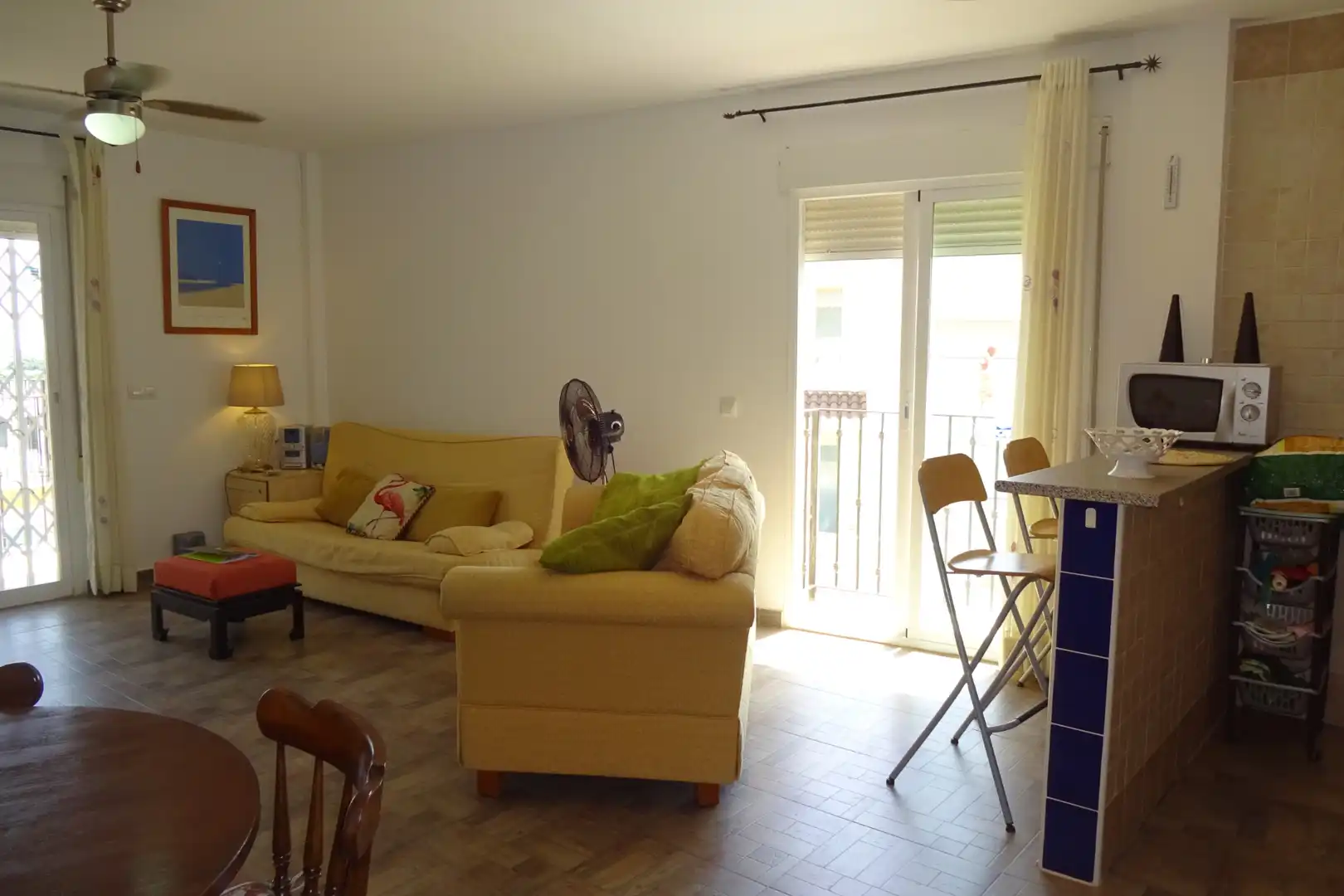 Wohnzimmer von Dachboden zum Verkauf in Cuevas del Almanzora mit Klimaanlage, Heizung und Terrasse