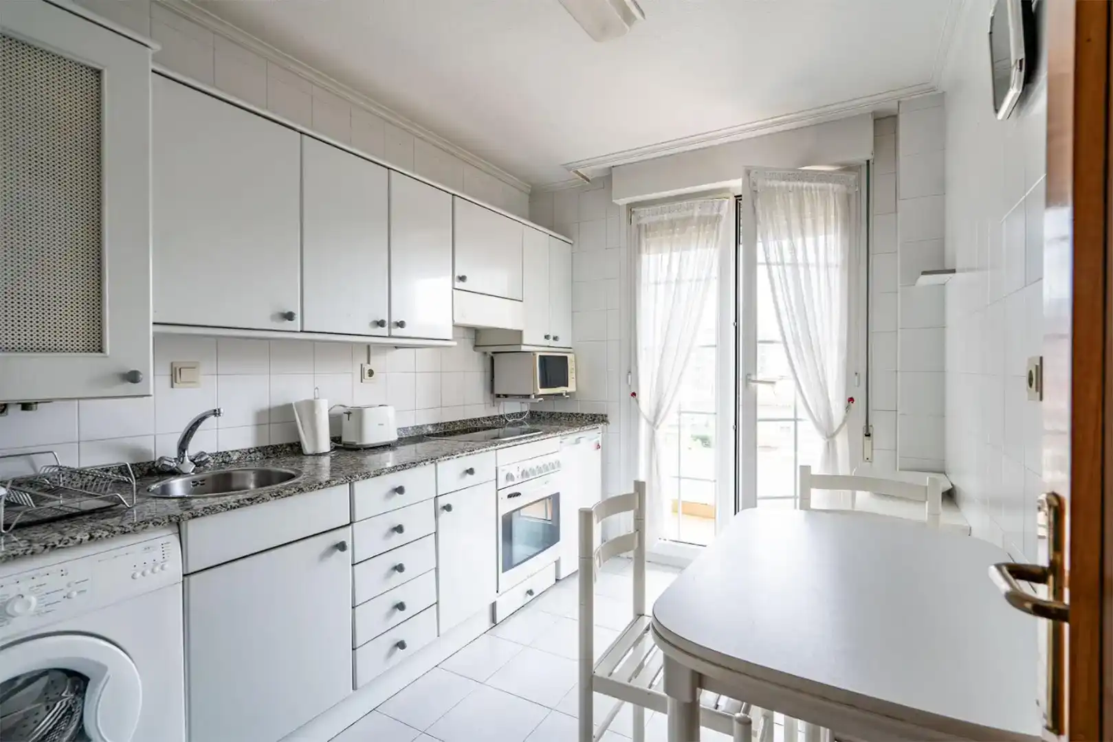 Küche von Wohnung zur Miete in Santander mit Balkon