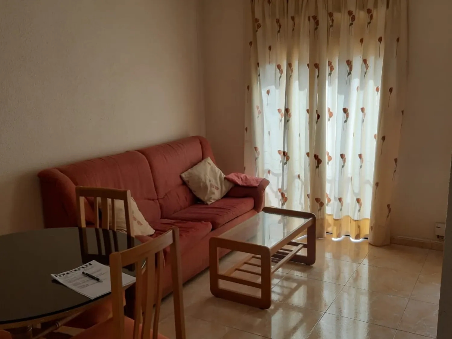 Living room of Apartment to rent in  Murcia Capital  with Furnished, Washing machine and Balcony