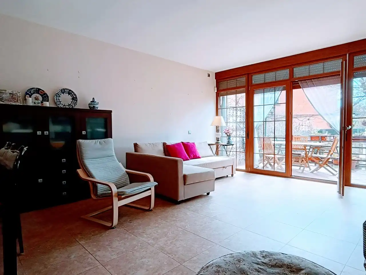 Living room of Single-family semi-detached for rent in El Boalo - Cerceda – Mataelpino  with Air Conditioner, Heating and Terrace