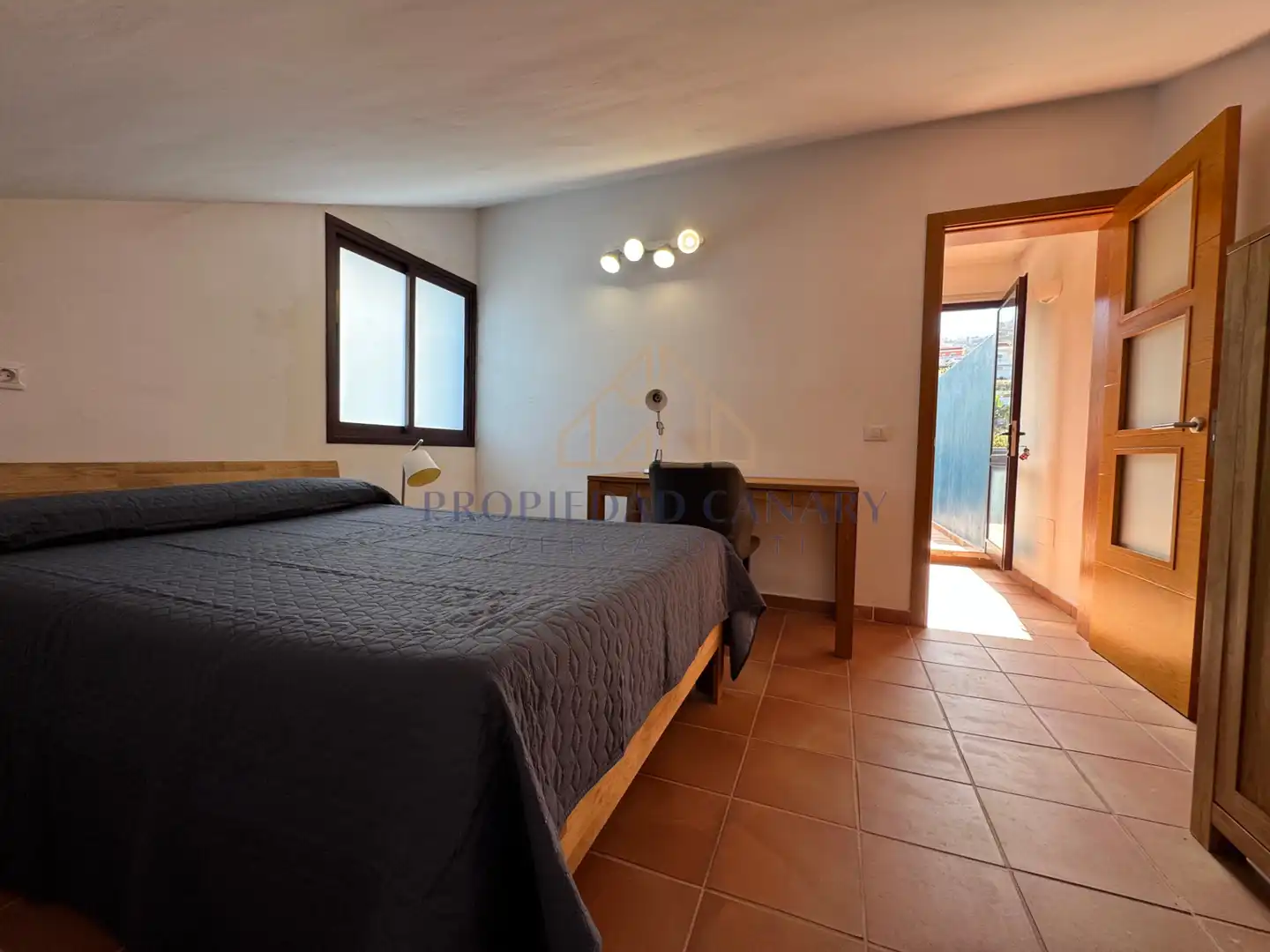 Habitación de Casa adosada de alquiler en La Orotava con Jardín privado, Terraza y Amueblado