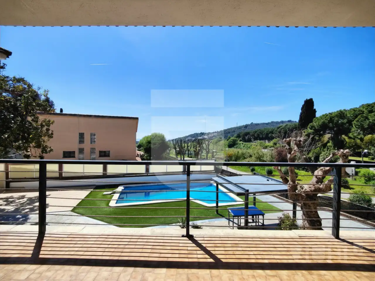 Terraza de Casa o chalet en venta en Tiana con Aire acondicionado, Calefacción y Jardín privado