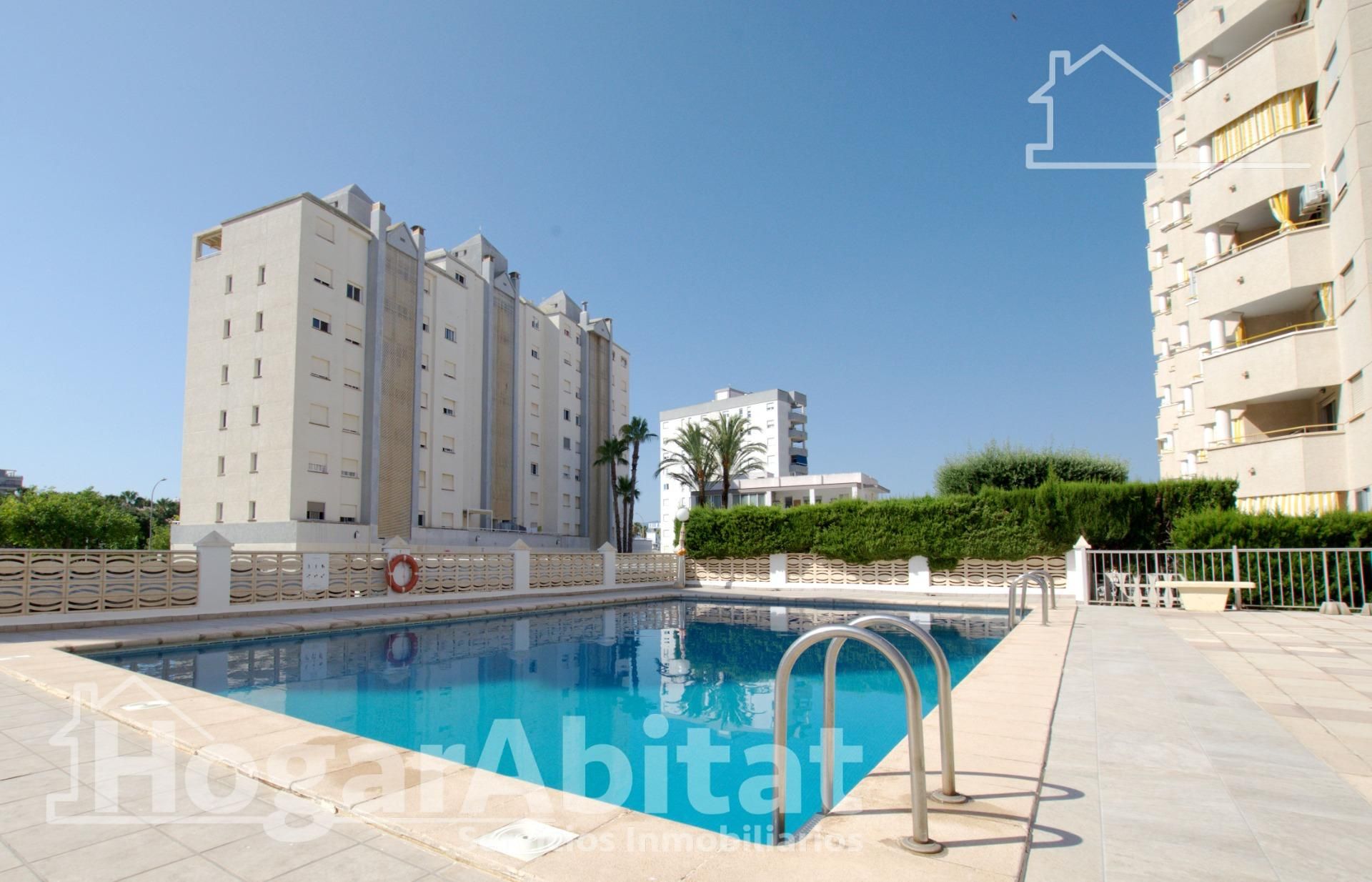 Swimming pool of Flat for sale in Gandia  with Air Conditioner, Terrace and Storage room