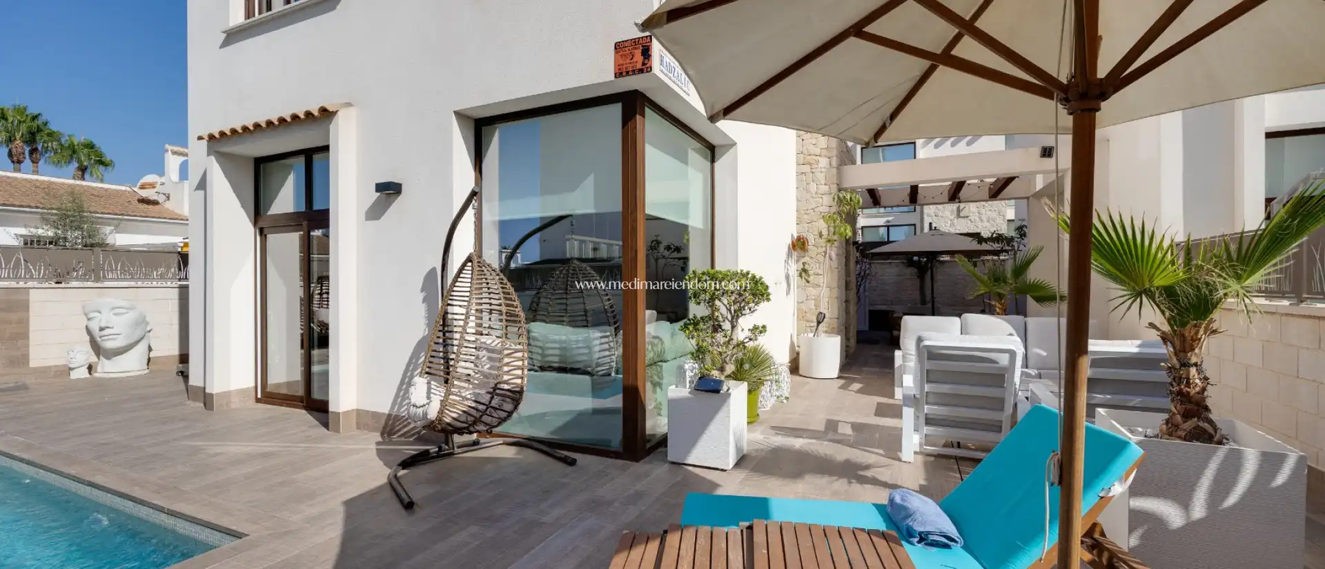 Terrassa de Casa o xalet en venda en Rojales amb Aire condicionat, Calefacció i Jardí privat