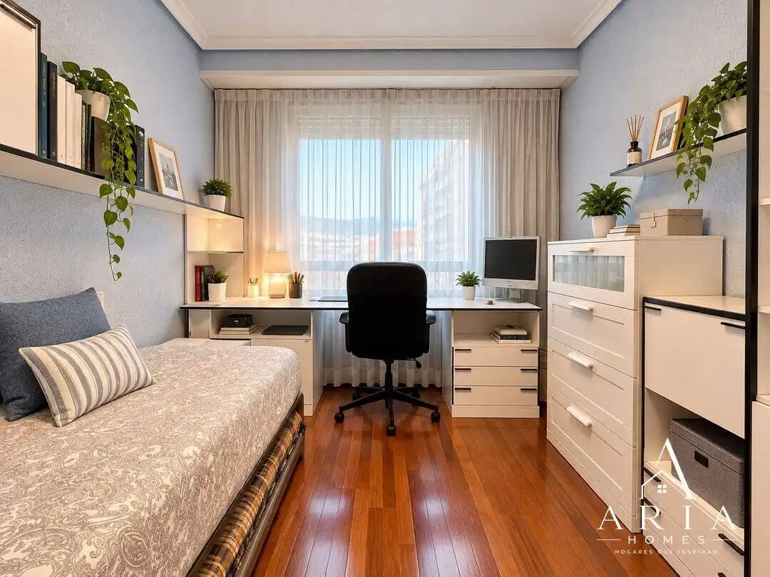 Bedroom of Flat for sale in Bilbao   with Heating, Terrace and Furnished