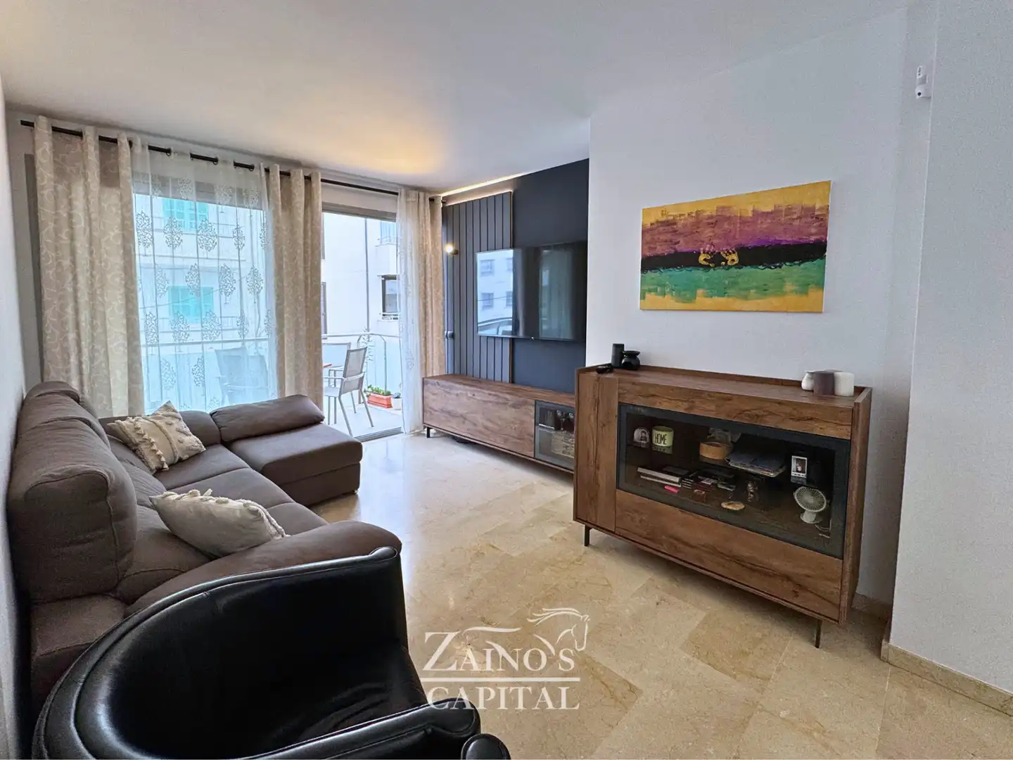 Living room of Flat for sale in Pollença  with Air Conditioner