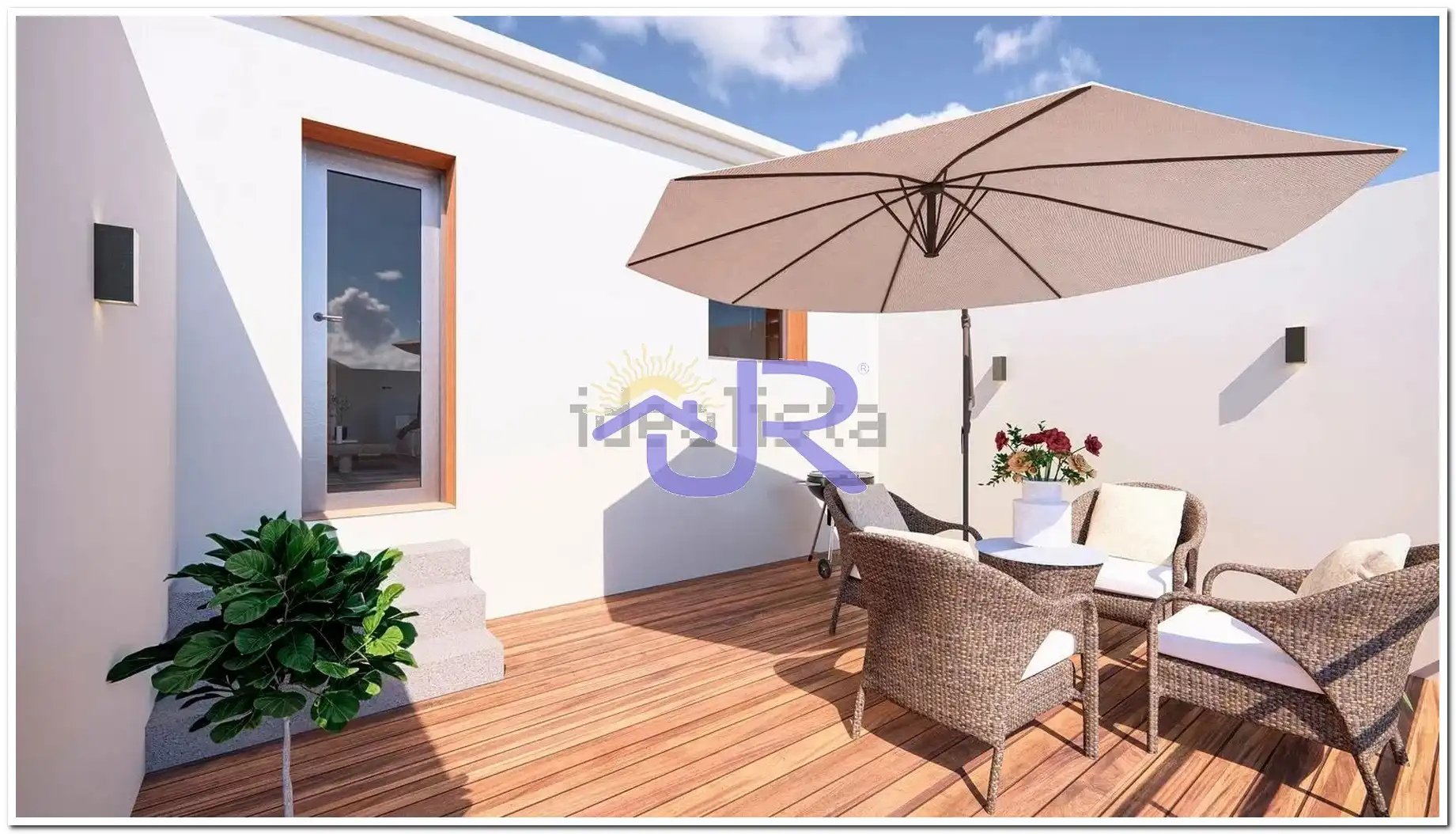 Terrasse von Wohnung zum Verkauf in Daganzo de Arriba mit Klimaanlage, Heizung und Terrasse