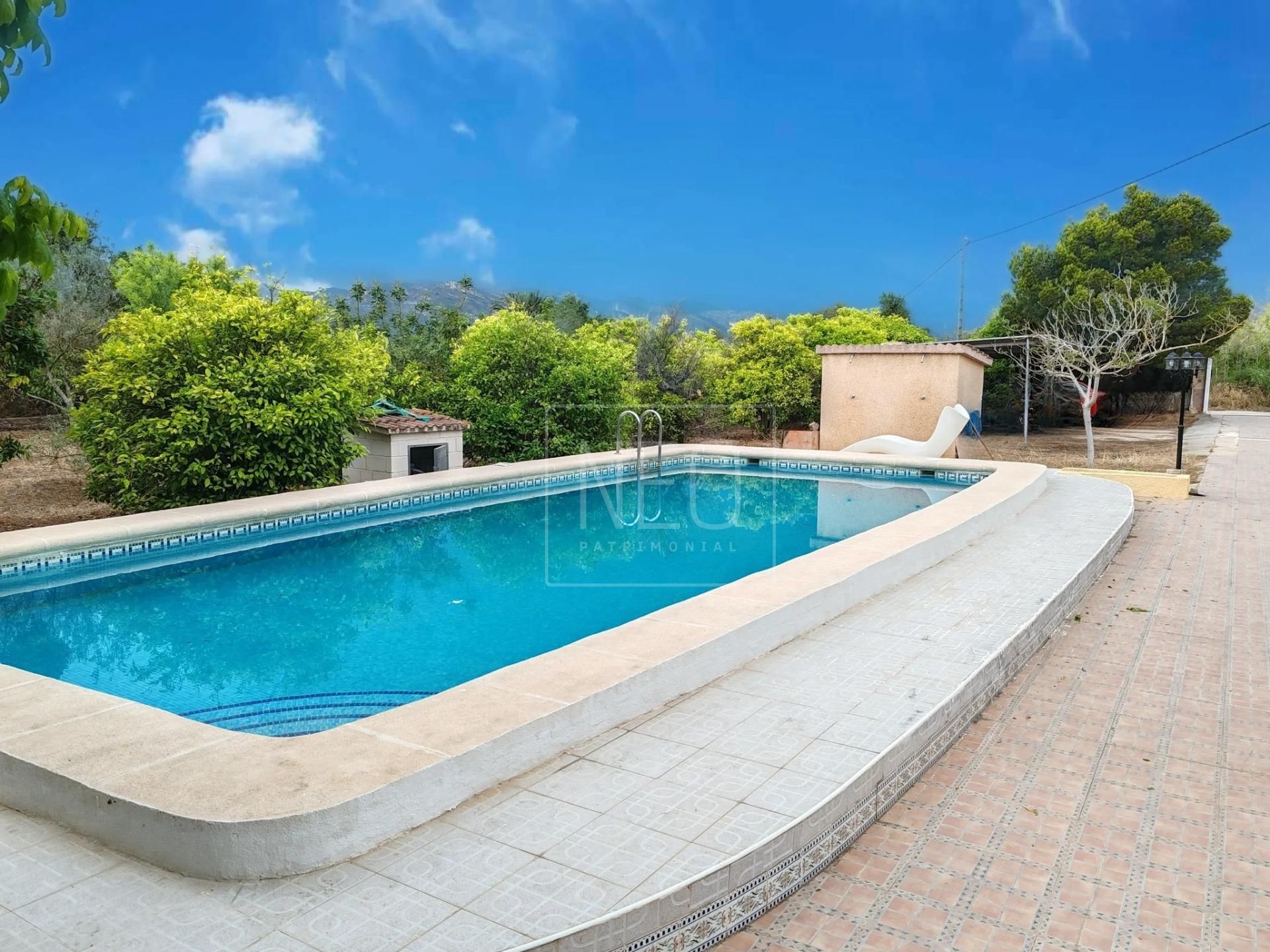 Swimming pool of Single-family semi-detached for sale in Gandia  with Heating, Private garden and Terrace