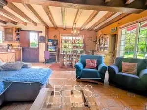 Sala de estar de Casa o chalet en venta en Urrugne con Amueblado