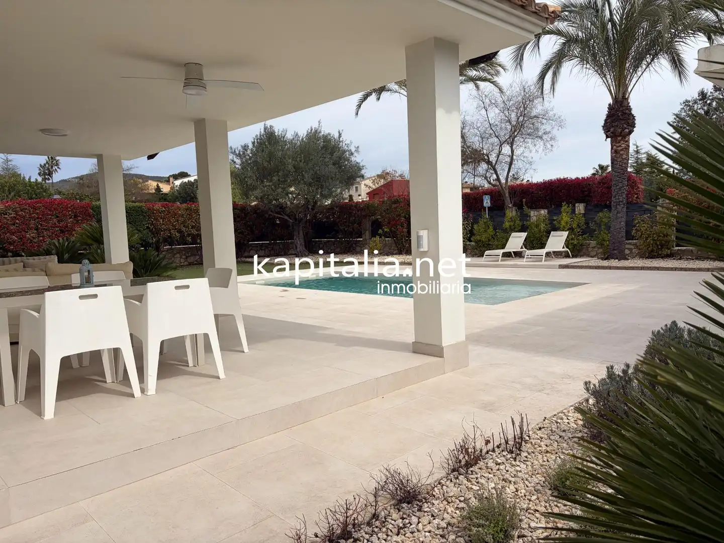 Terrassa de Casa o xalet en venda en Ontinyent amb Aire condicionat, Calefacció i Jardí privat