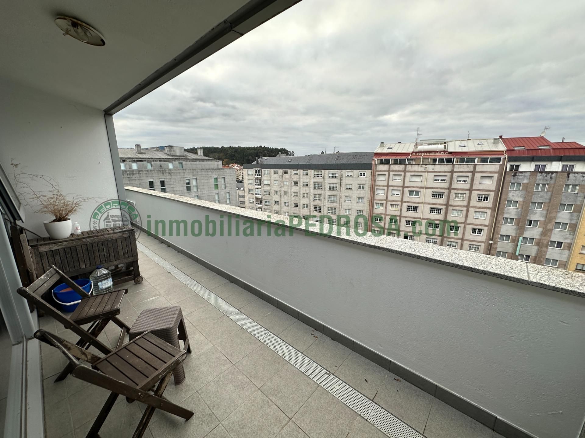 Terrace of Attic to rent in Pontevedra Capital   with Heating, Terrace and Balcony