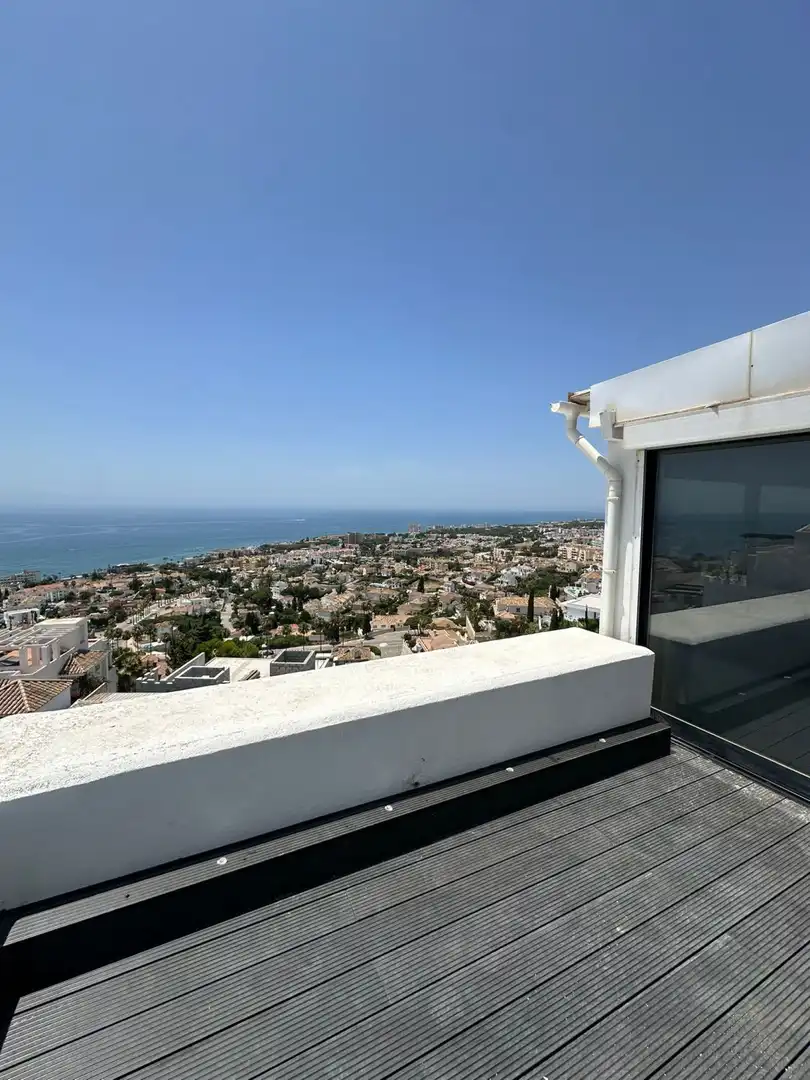 Exterior view of Attic for sale in Mijas  with Heating, Terrace and Community pool