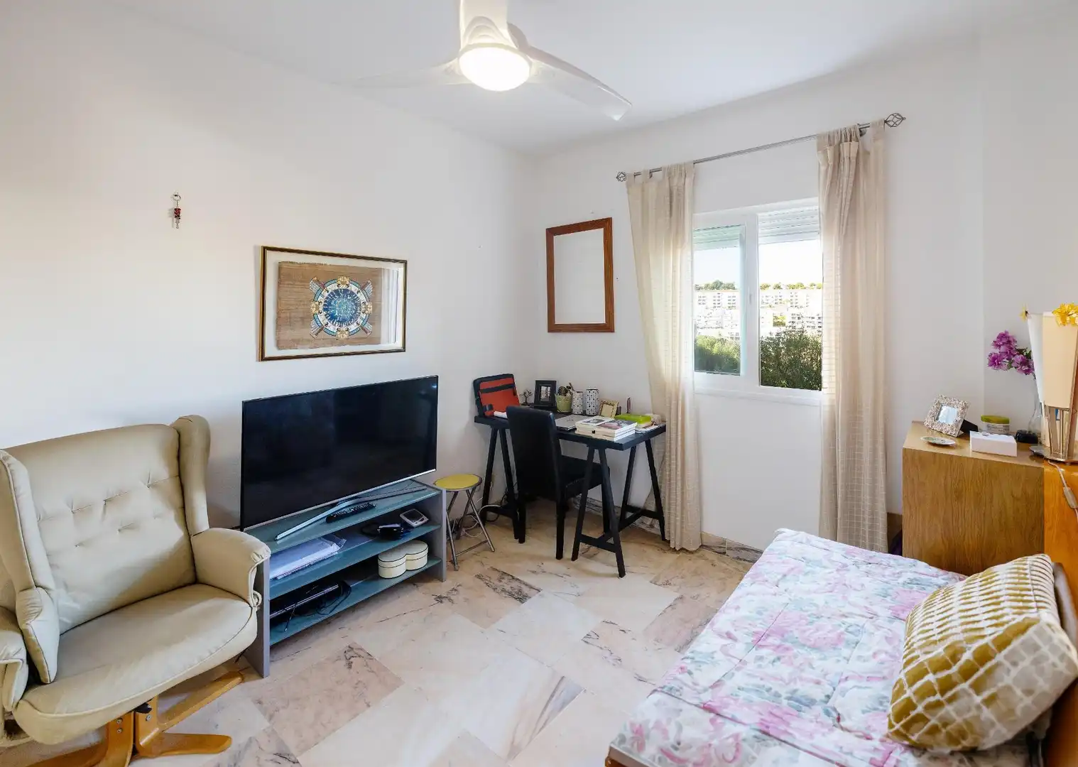 Bedroom of Flat for sale in Mijas  with Air Conditioner, Terrace and Storage room