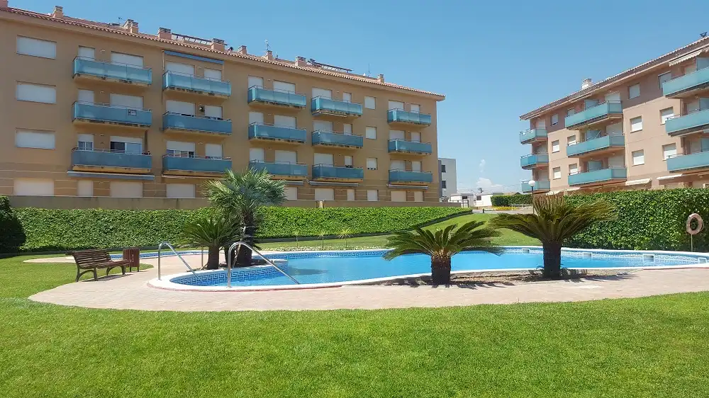 Piscina de Planta baja en venta en L'Ampolla con Aire acondicionado, Calefacción y Terraza