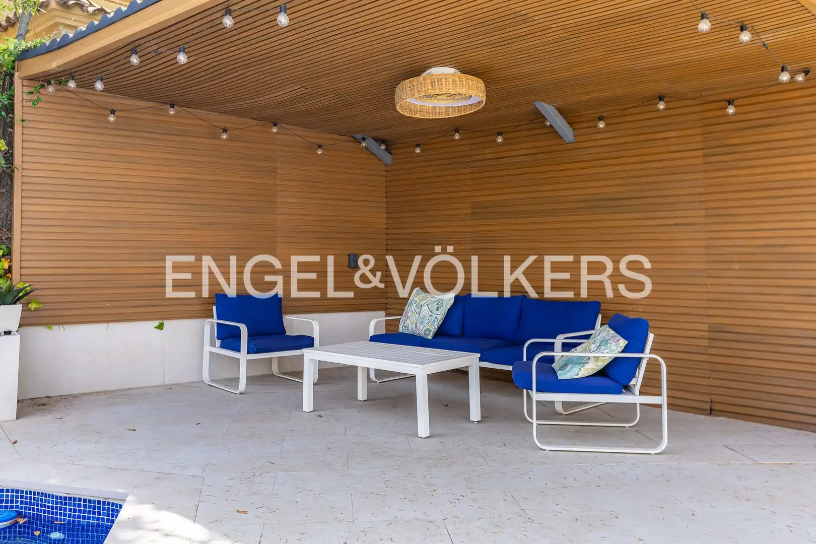 Terrassa de Casa o xalet de lloguer en Sant Cugat del Vallès amb Aire condicionat, Calefacció i Jardí privat