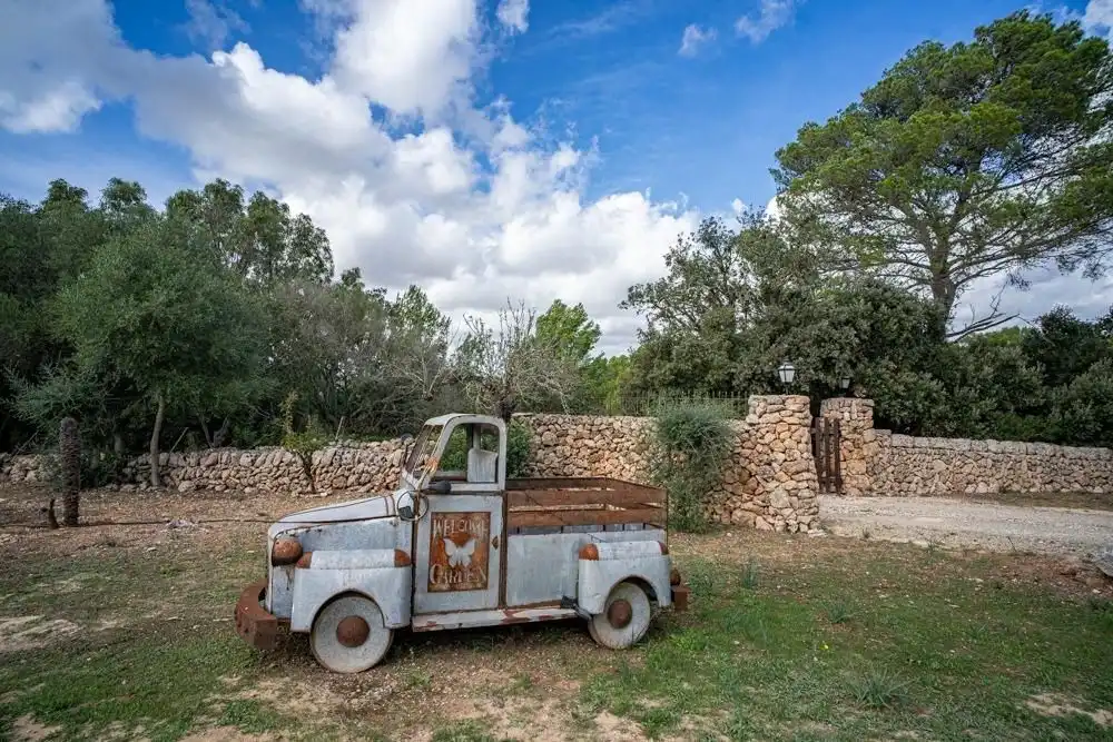 Jardín de Finca rústica en venta en Algaida con Aire acondicionado, Calefacción y Jardín privado