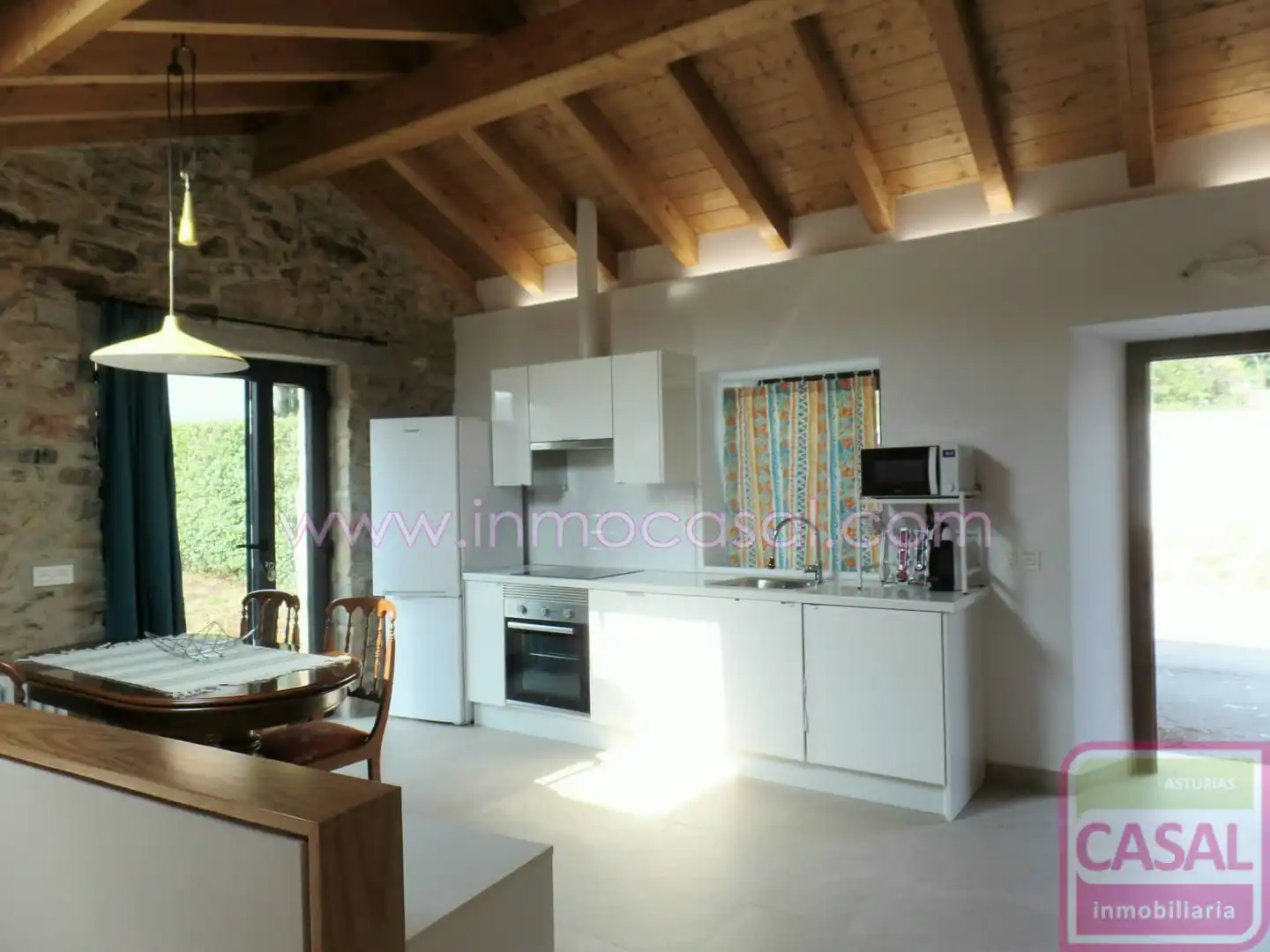 Cocina de Casa o chalet de alquiler en Oviedo  con Calefacción, Terraza y Trastero