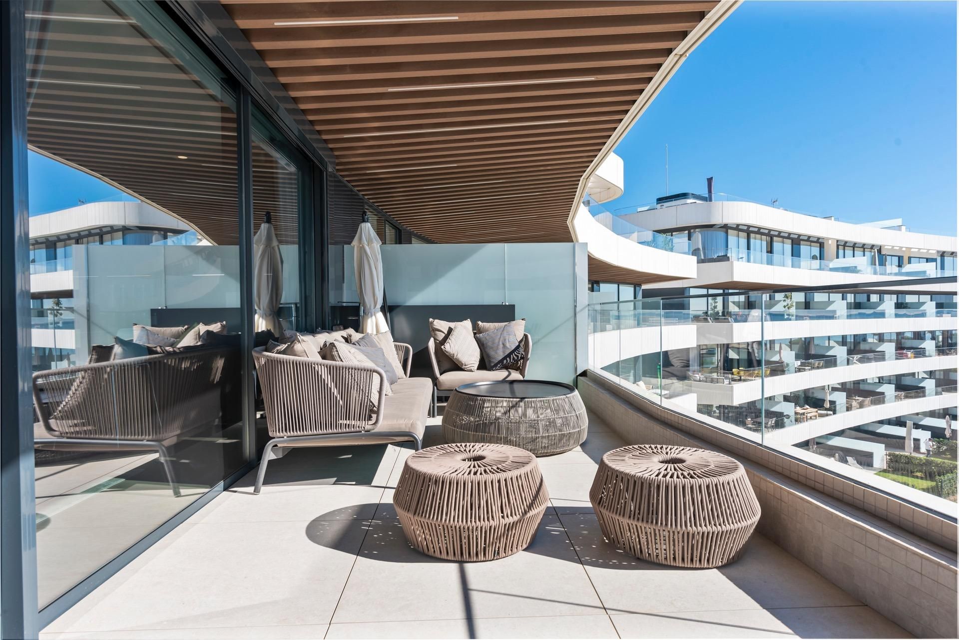 Terraza de Apartamento en venta en Torremolinos con Aire acondicionado, Calefacción y Jardín privado