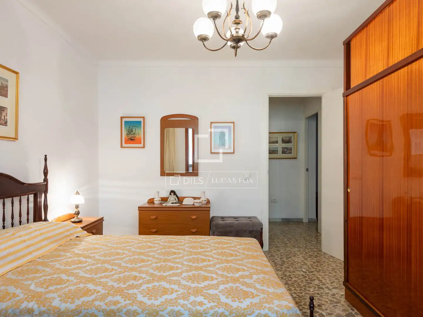 Bedroom of Flat for sale in Eivissa  with Air Conditioner, Terrace and Furnished